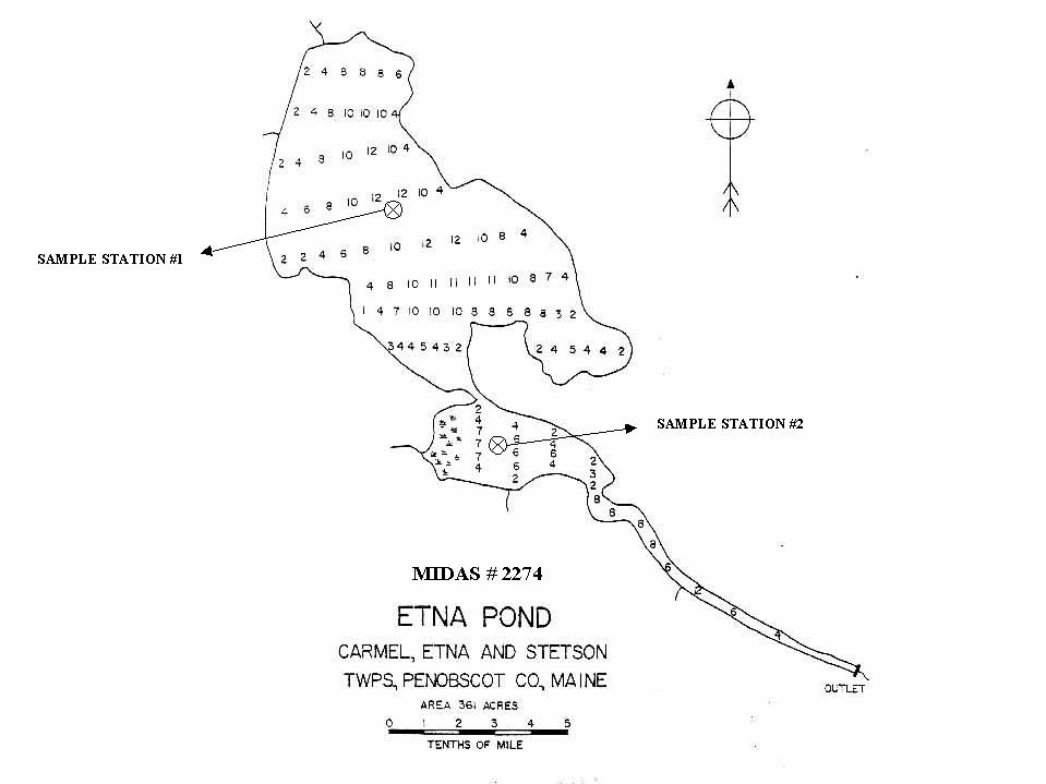 Lakes of Maine Lake Overview Etna (Nawlombages, Parker) Pond