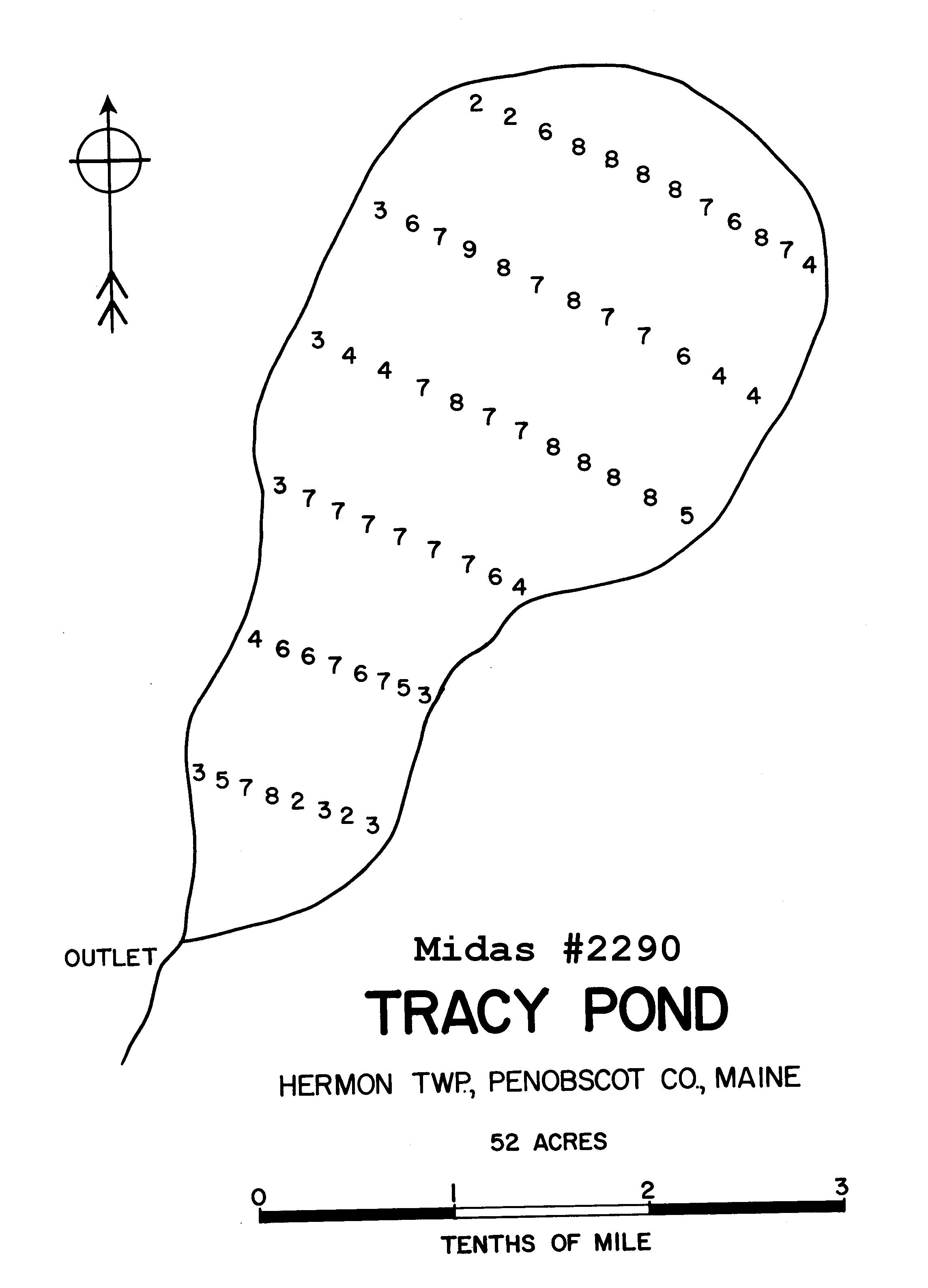 Lakes of Maine Lake Overview Tracy Pond Hermon, Penobscot, Maine