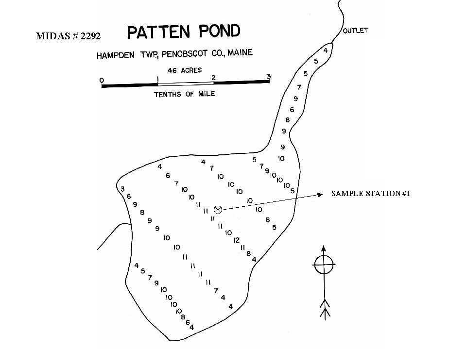 Lake Monitoring Patten Pond Hampden, Penobscot, Maine Lakes of Maine