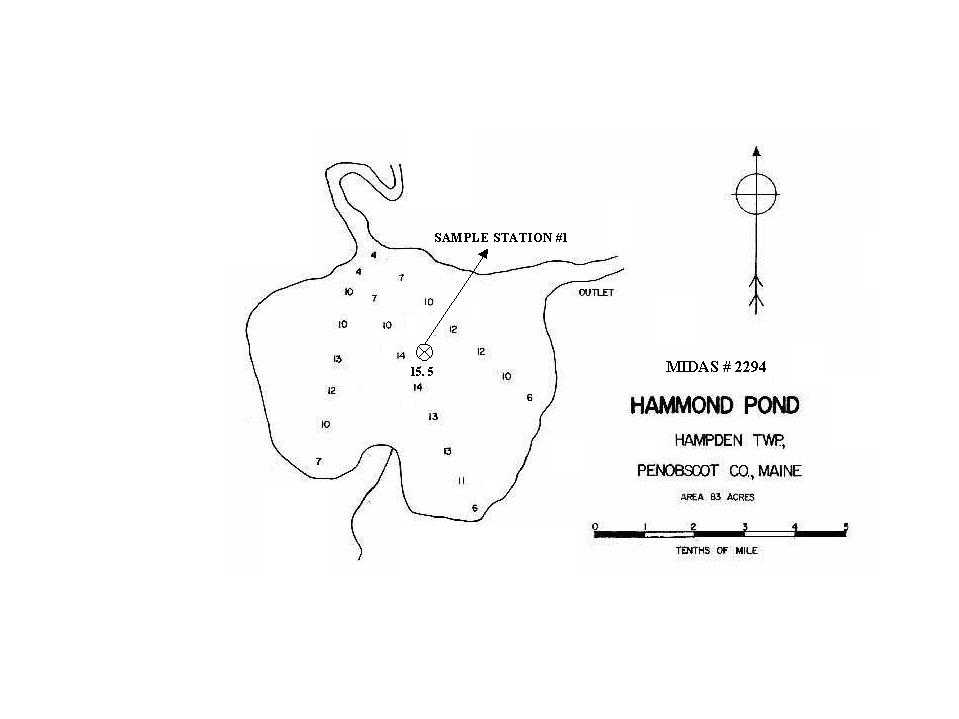 Lakes of Maine Lake Overview Hammond Pond Hampden, Penobscot, Maine