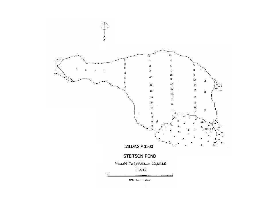 Lakes of Maine Lake Overview Stetson Pond Phillips, Franklin, Maine