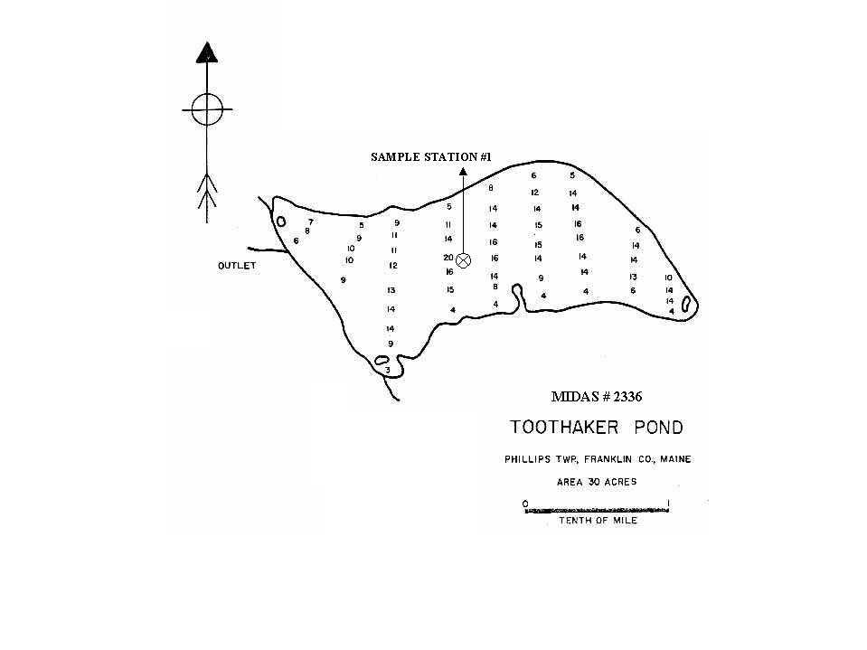 Lakes of Maine Lake Overview Toothaker Pond Phillips, Franklin, Maine