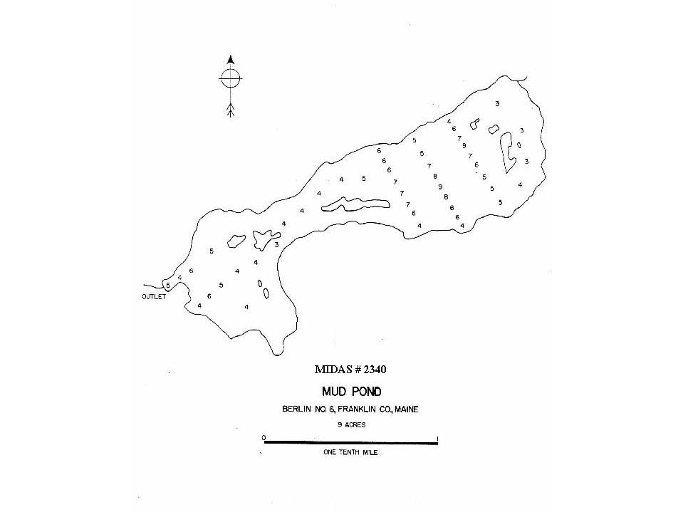 Lakes of Maine Lake Overview Mud Pond Township 6 North of Weld