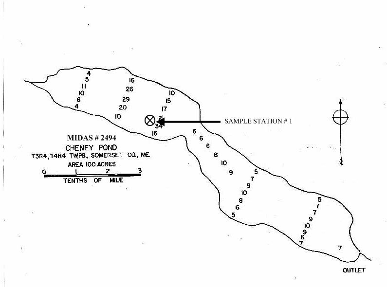 Lakes of Maine Lake Overview Cheney Pond Hammond Twp, Prentiss