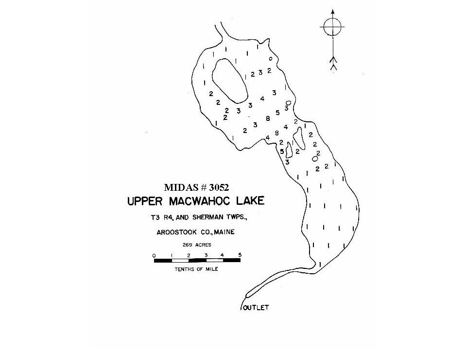 Lake Monitoring Upper Macwahoc Lake Sherman, T3 R4 WELS, Aroostook