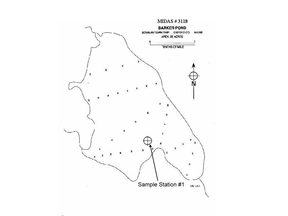 Lakes of Maine Lake Overview Barker Pond Bowmantown Twp, Oxford
