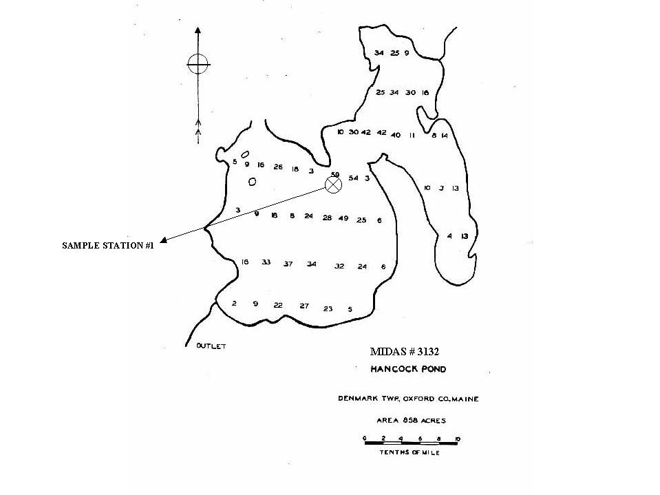 Lakes of Maine Lake Overview Hancock Pond Sebago, Denmark, Oxford