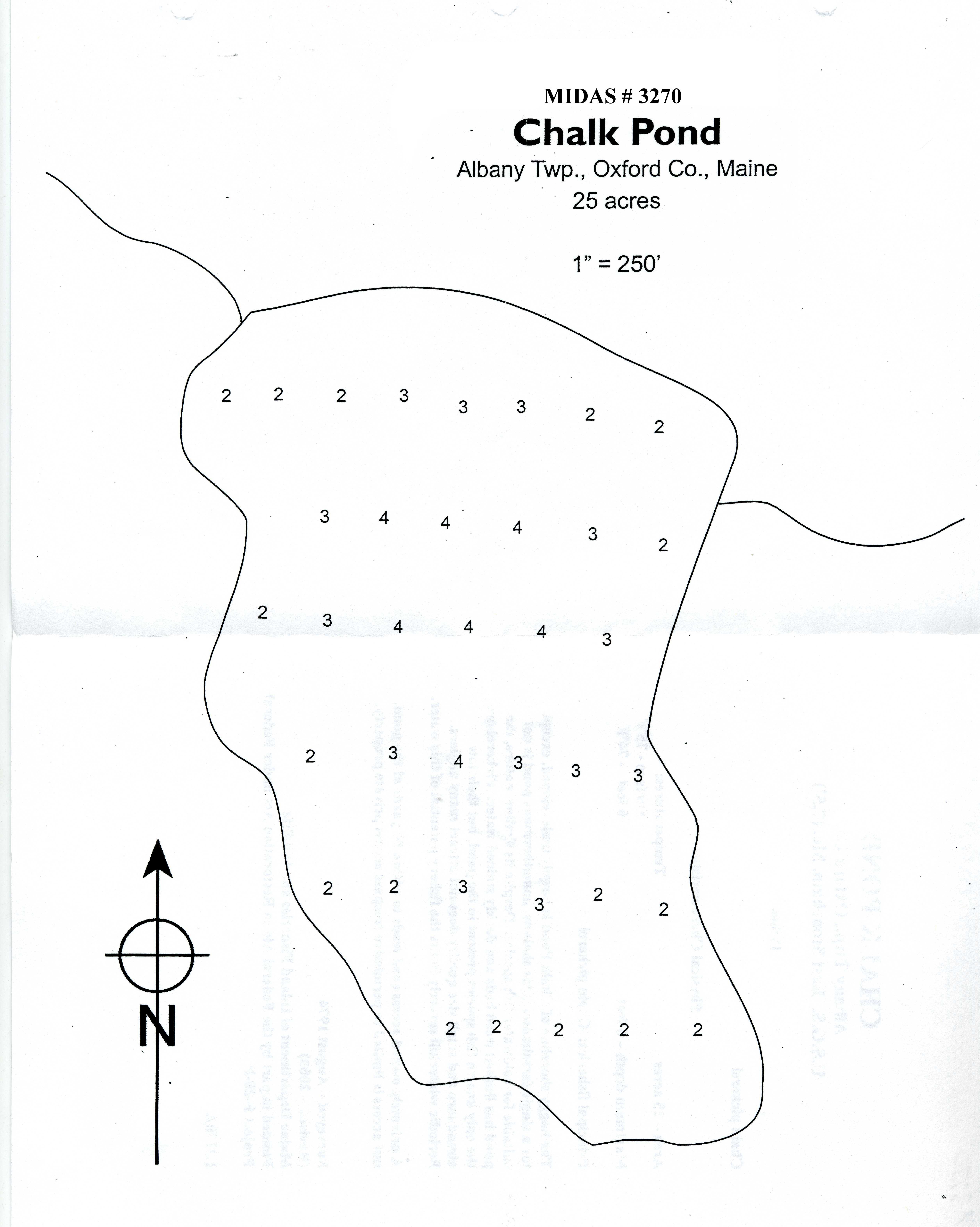 Lakes of Maine Lake Overview Chalk Pond Albany Twp, Oxford, Maine