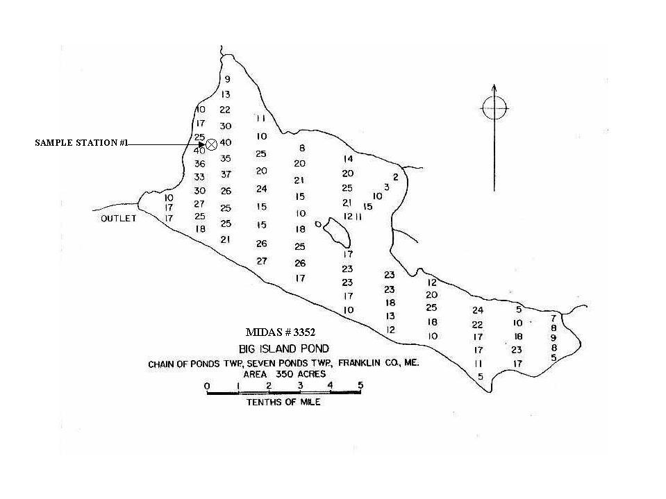 Lakes of Maine Lake Overview Big Island Pond Chain of Ponds Twp