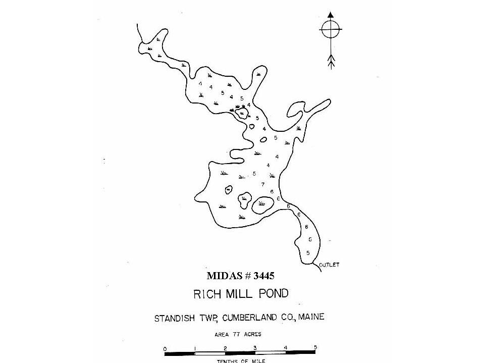 Lakes of Maine Lake Overview Rich Mill (Richville Mill) Pond