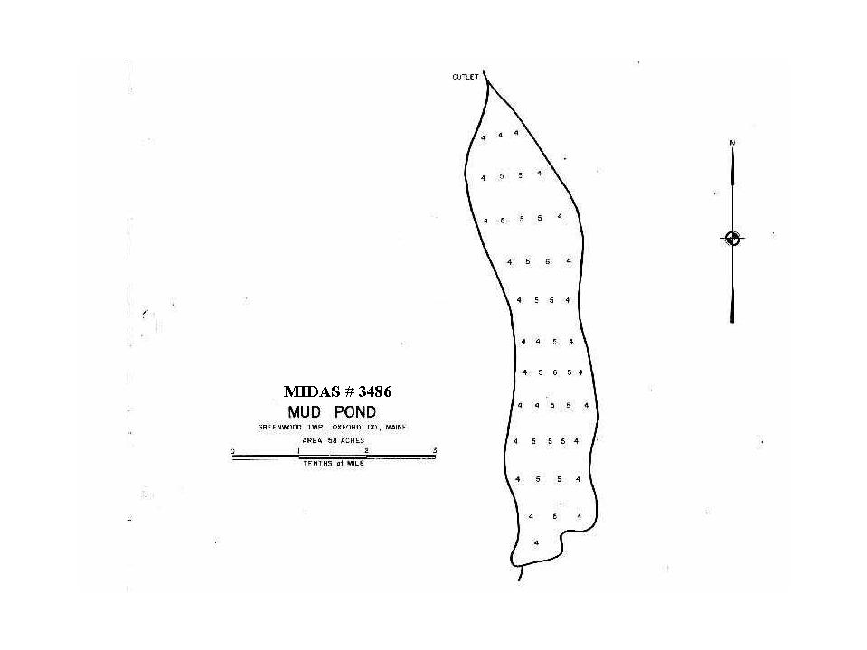 Lakes of Maine Lake Overview Mud Pond Greenwood, Oxford, Maine