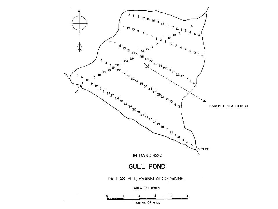 Lake Monitoring Gull Pond Dallas Plt, Franklin, Maine Lakes of Maine