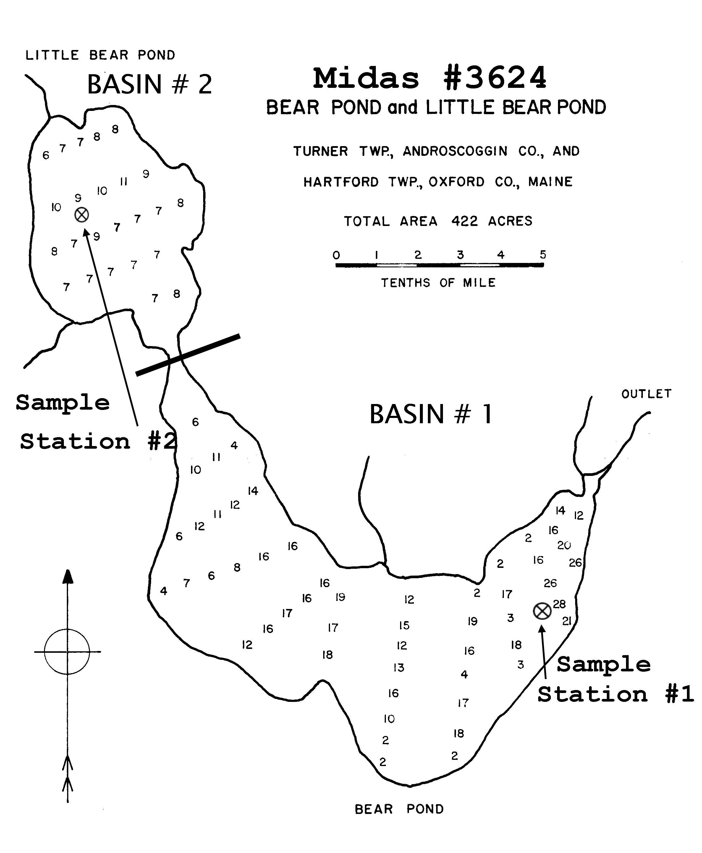 Lake Monitoring Big Bear & Little Bear Pond Turner, Hartford