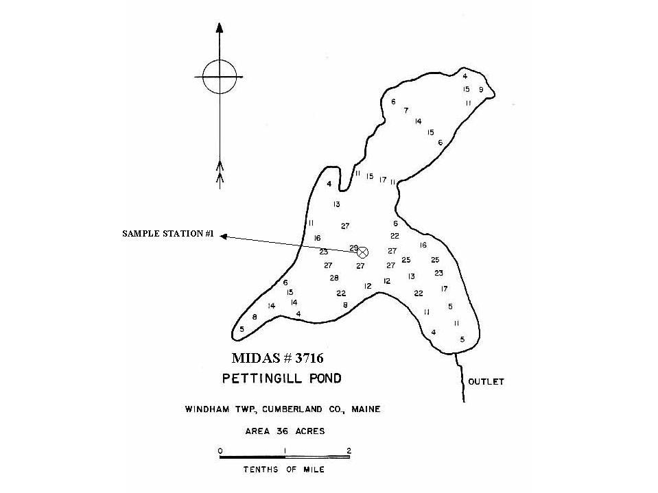 Lakes of Maine Lake Overview Pettingill Pond Windham, Cumberland