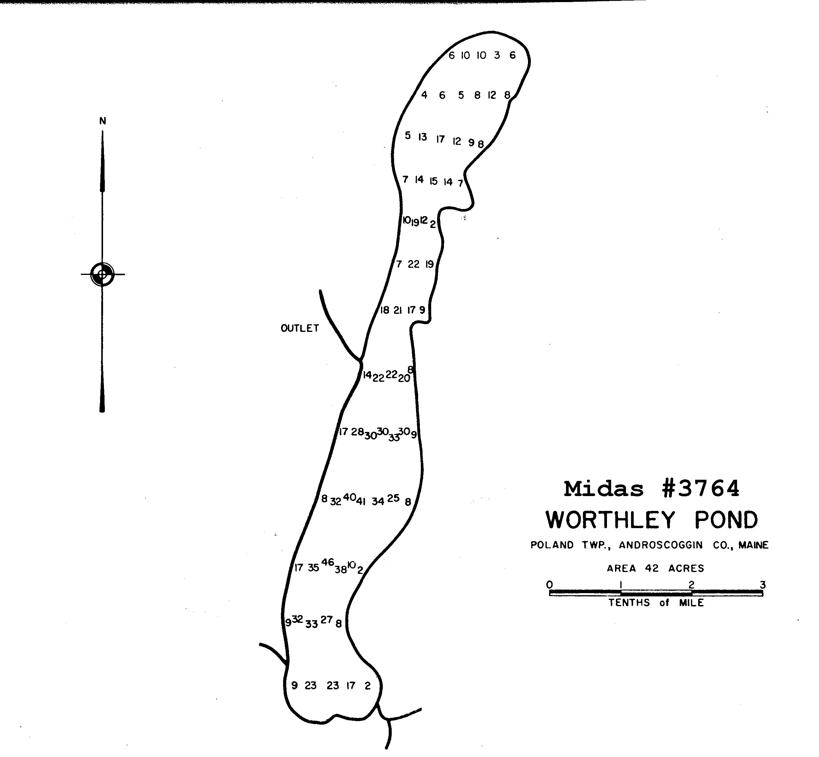 Lakes of Maine Lake Overview Worthley Pond Poland, Androscoggin