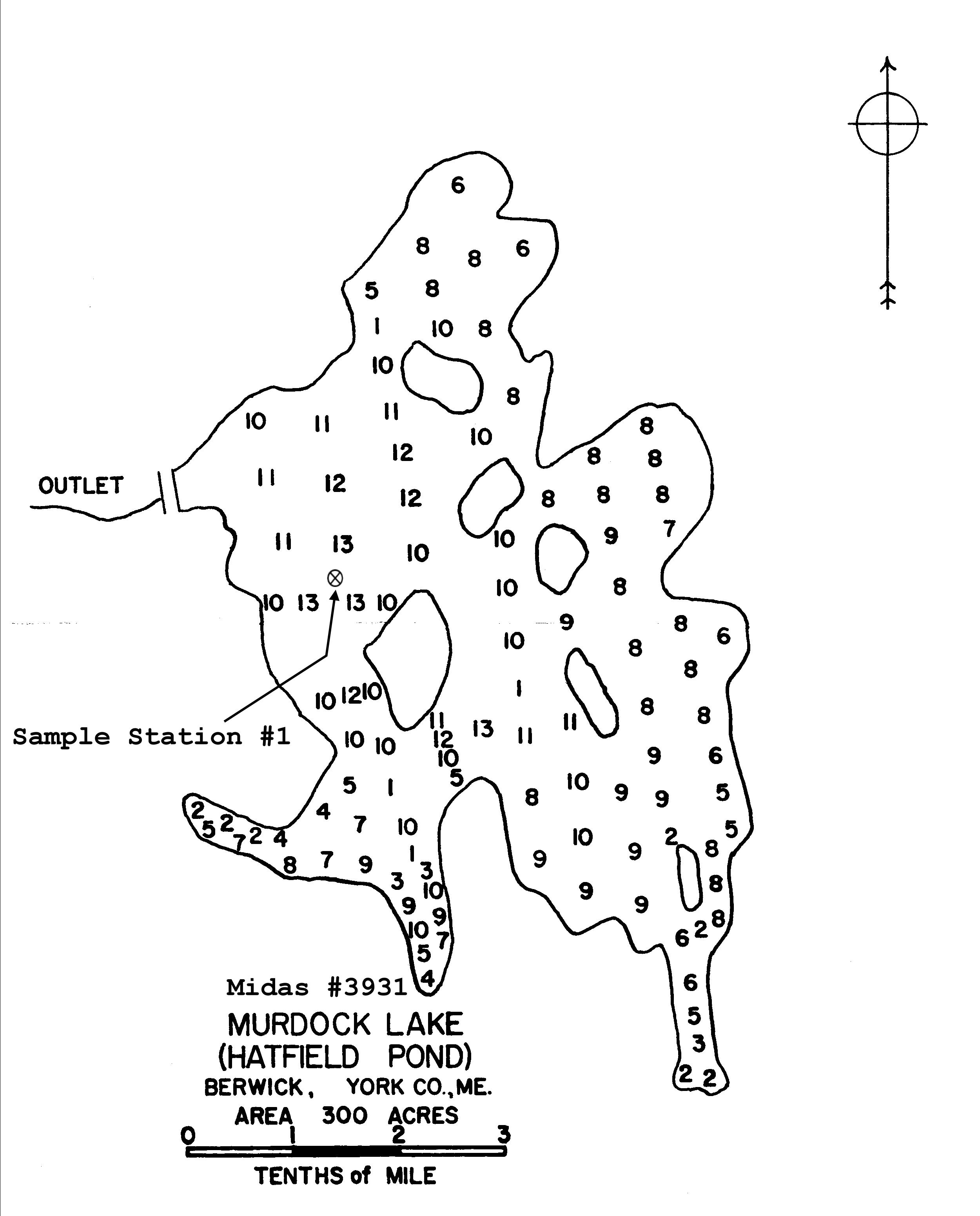 Lakes of Maine Lake Overview Murdock Lake (Hatfield Pond) Berwick, York, Maine