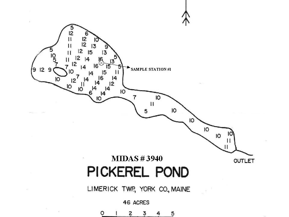 Lake Monitoring Pickerel Pond Limerick, York, Maine Lakes of Maine