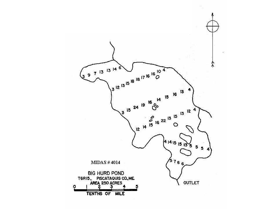 Lake Monitoring Big Hurd Pond T6 R15 WELS, Piscataquis, Maine
