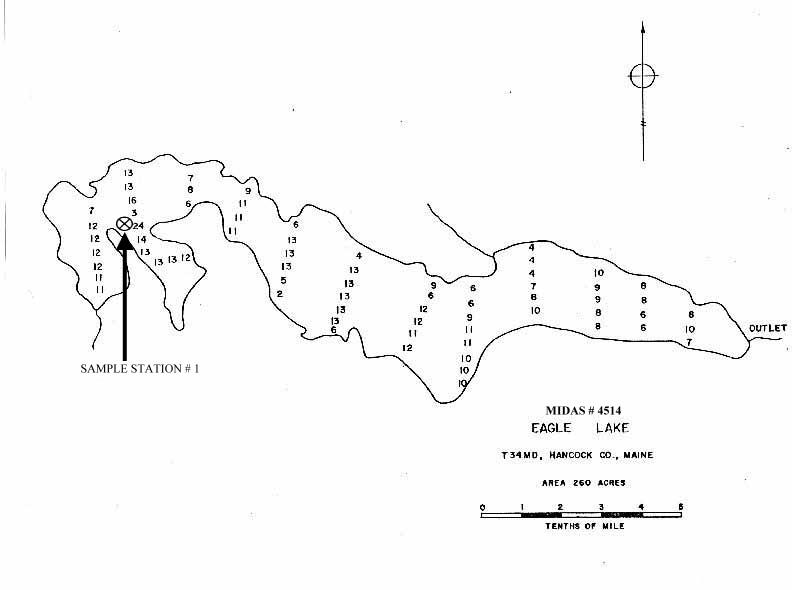 Lakes of Maine Lake Overview Eagle Lake T34 MD, Hancock, Maine