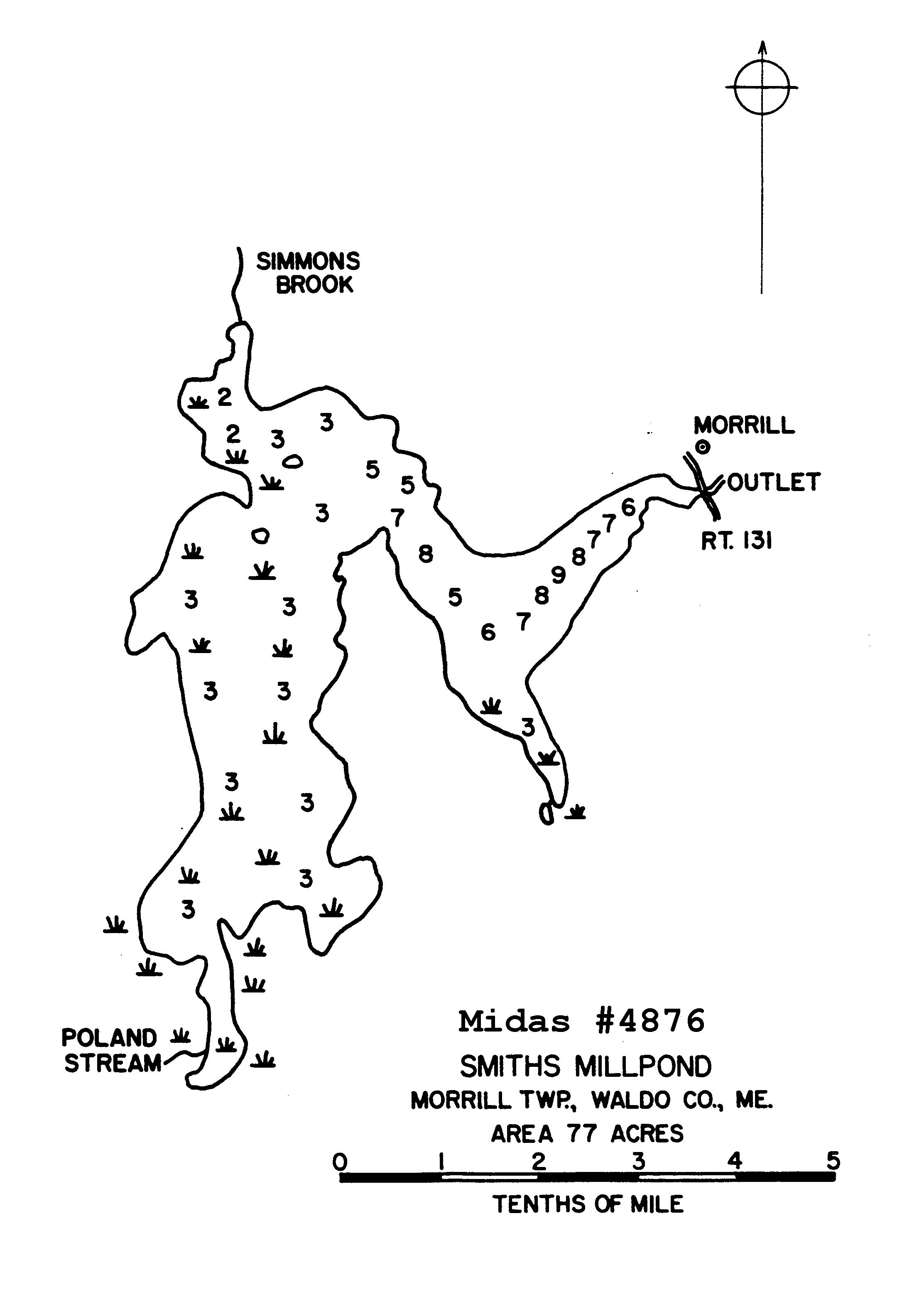 Lake Monitoring Smiths Mill Pond Morrill, Waldo, Maine Lakes of Maine