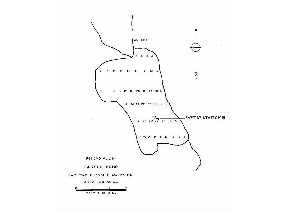 Lakes of Maine Lake Overview Parker Pond Jay, Franklin, Maine