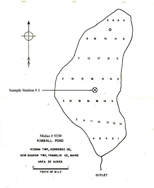 Lakes of Maine Lake Overview Kimball Pond New Sharon, Vienna