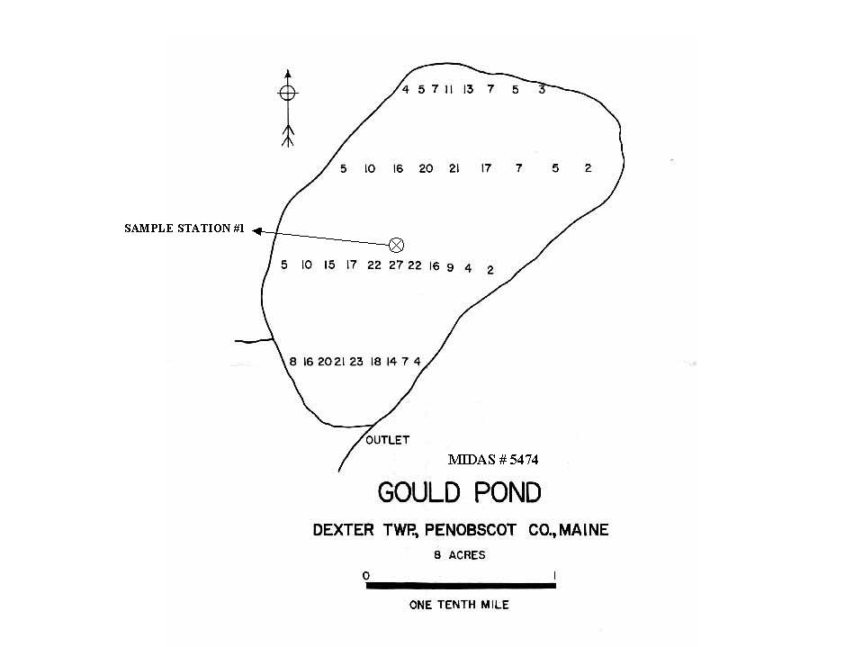 Lakes of Maine Lake Overview Gould Pond Dexter, Penobscot, Maine