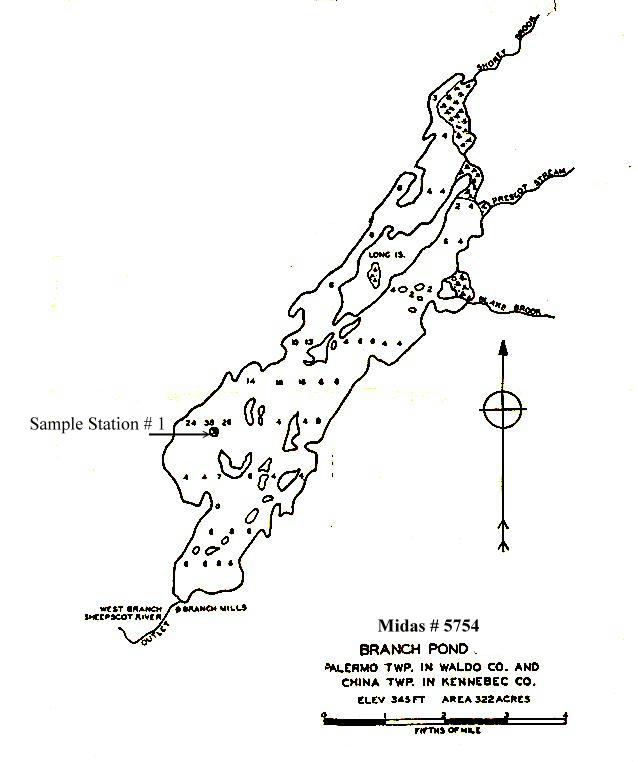 Lakes of Maine Lake Overview Branch Pond China, Palermo, KENNEBEC