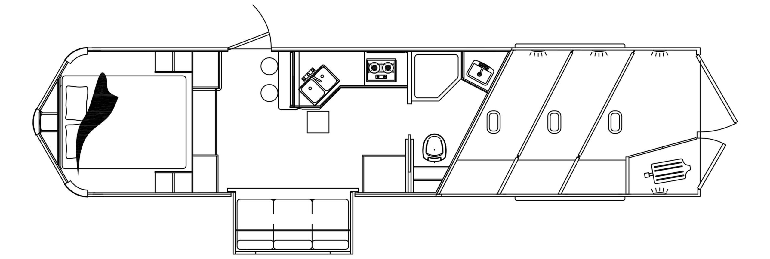 C8X13RKB Charger Edition Horse Trailer Lakota Trailers America’s 1