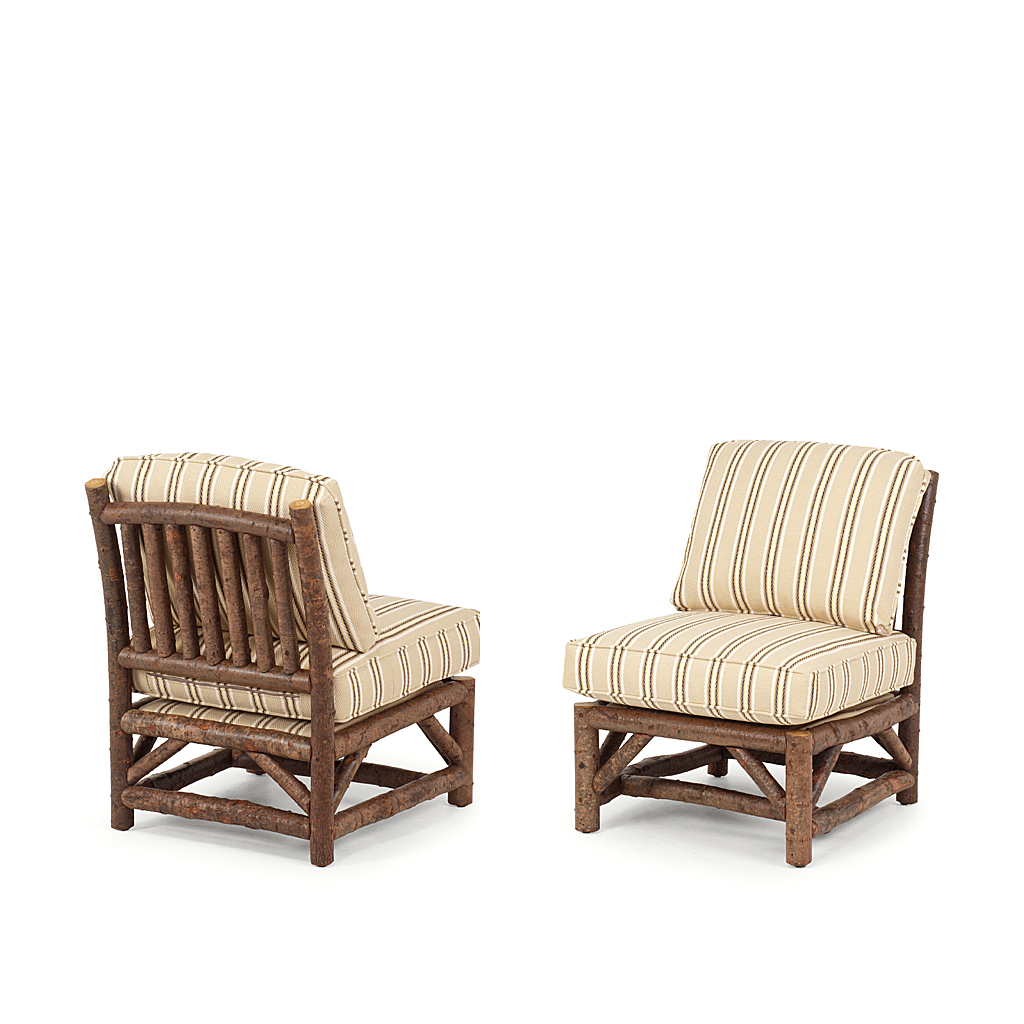 Rustic Armless Club Chair La Lune Collection