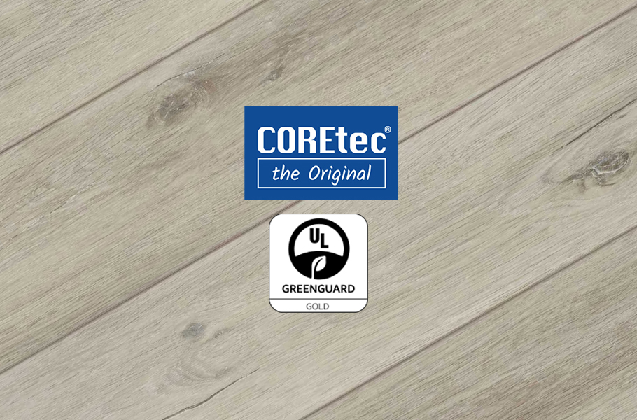 Certification Greenguard Gold de toutes les collections Coretec® La