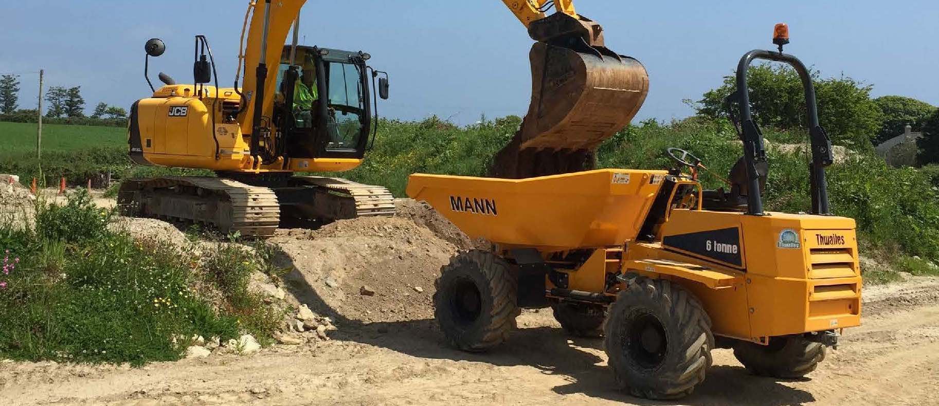 Forward Tipping Dumper Training Course Cornwall Devon South West UK