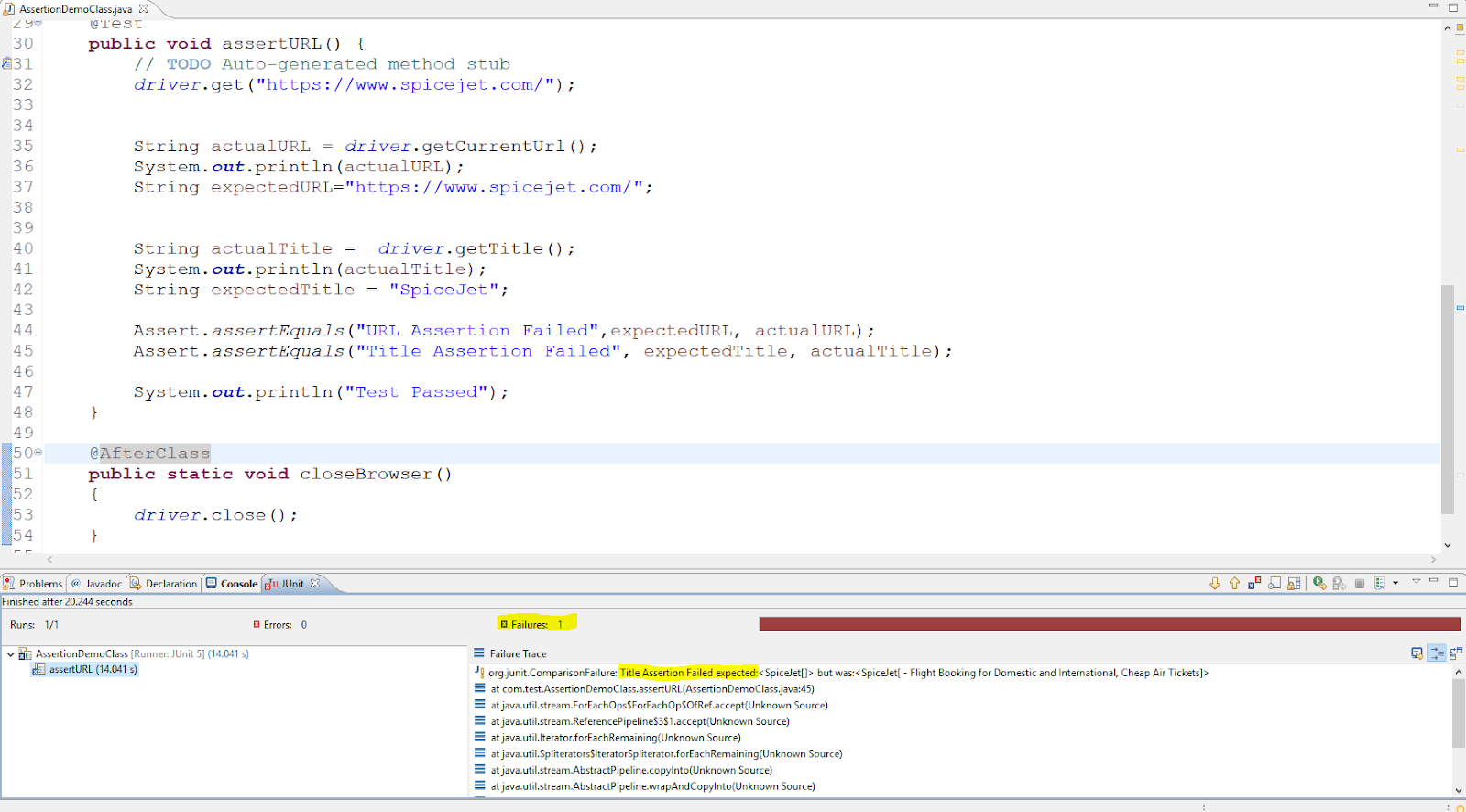 Junit Assert Throws Error at Luz Ledford blog