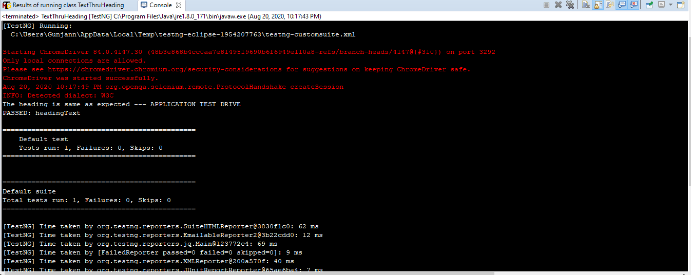 How To Get Text Of An Element In Selenium?