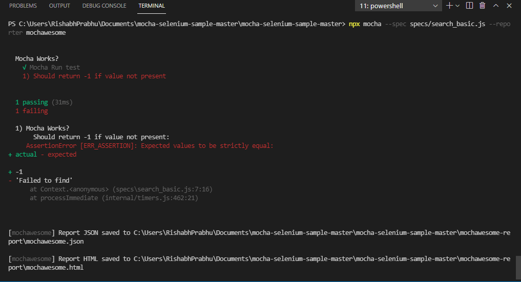 How To Generate Mocha Reports With Mochawesome?