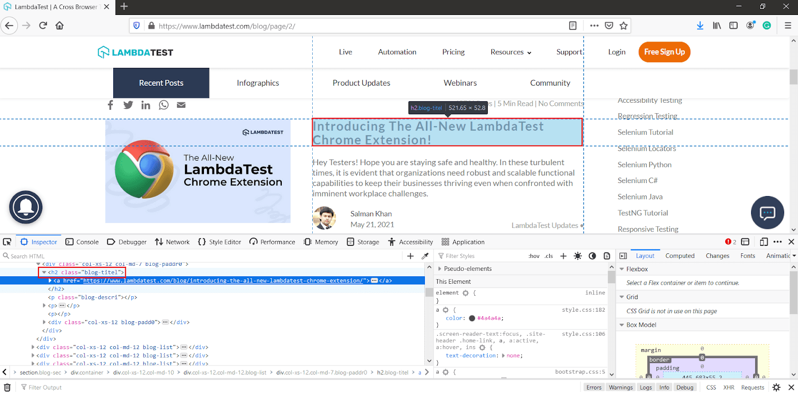 How To Perform Selenium and Python  Scraping LambdaTest