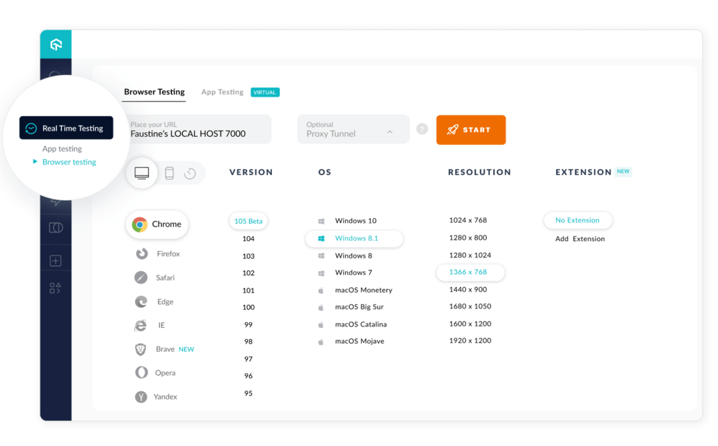 Browser Emulator Online Test 3000+ Browsers Instantly