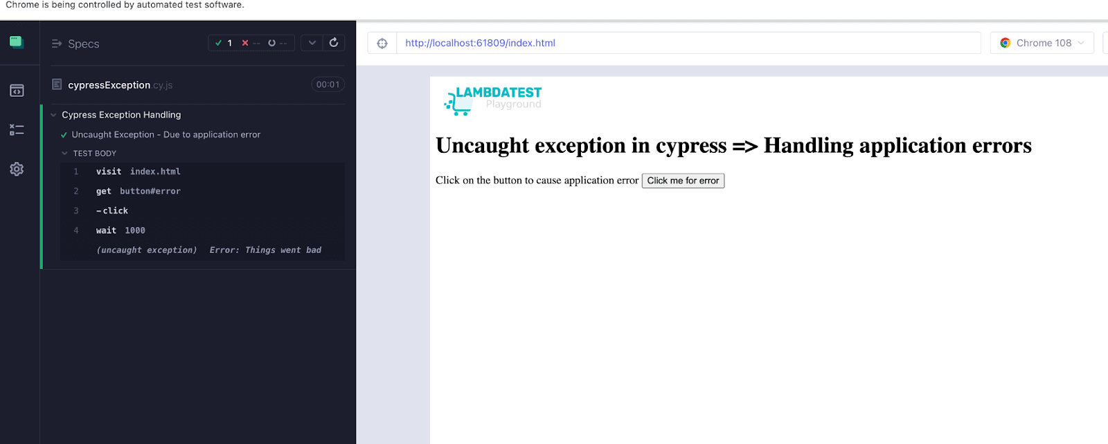 Exception Handling In Cypress and How to Handle Them