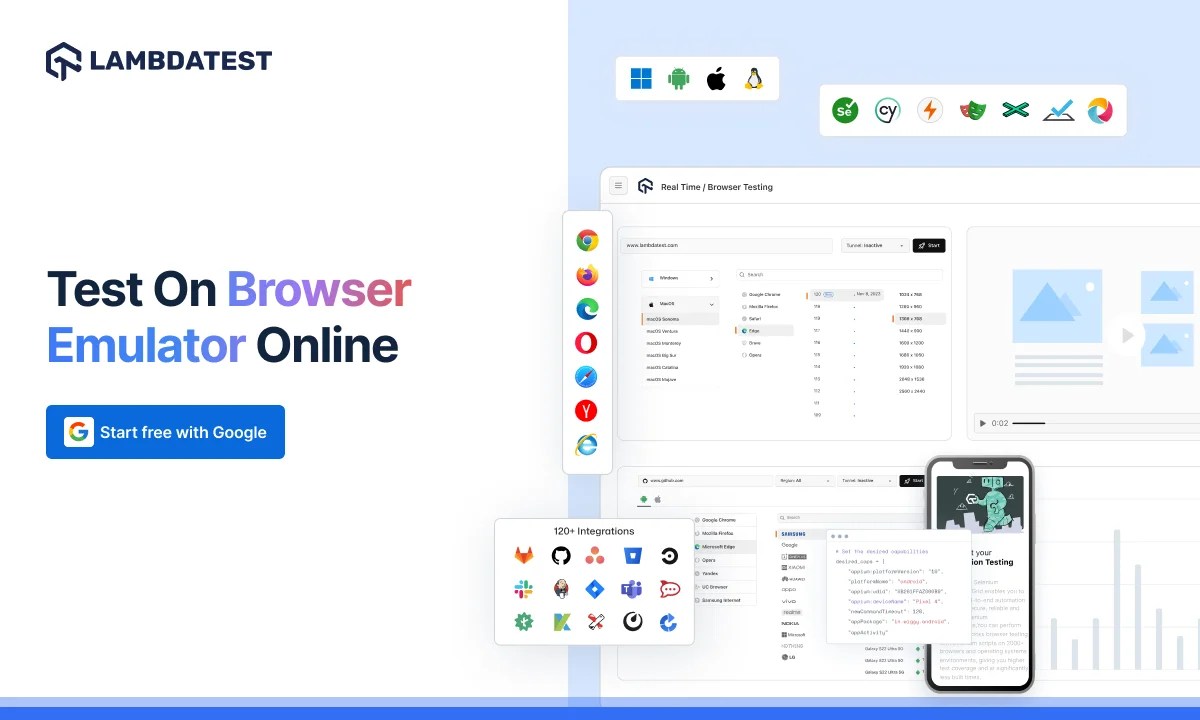 Browser Emulator Online Test 3000+ Browsers Instantly