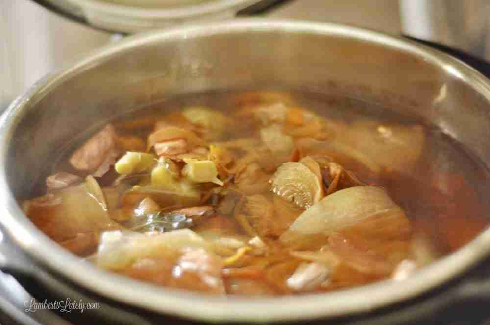 Vegetable Broth in the Instant Pot (for under 10 cents!) Lamberts Lately