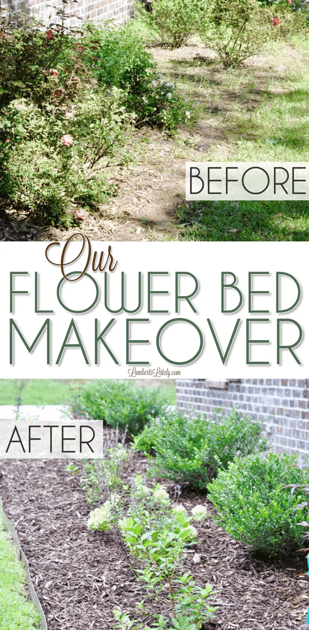 How to Make a Flower Bed Lamberts Lately