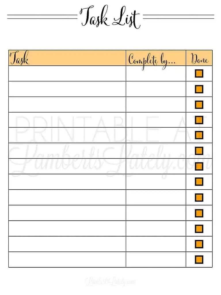 33 Free Printable To Do List Templates Lamberts Lately