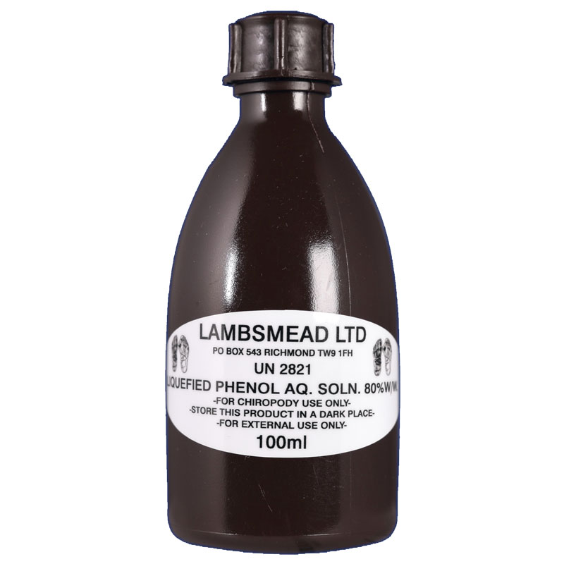 LIQUIFIED PHENOL AQUEOUS SOLUTION 80 WW LAMBSMEAD LIMITED