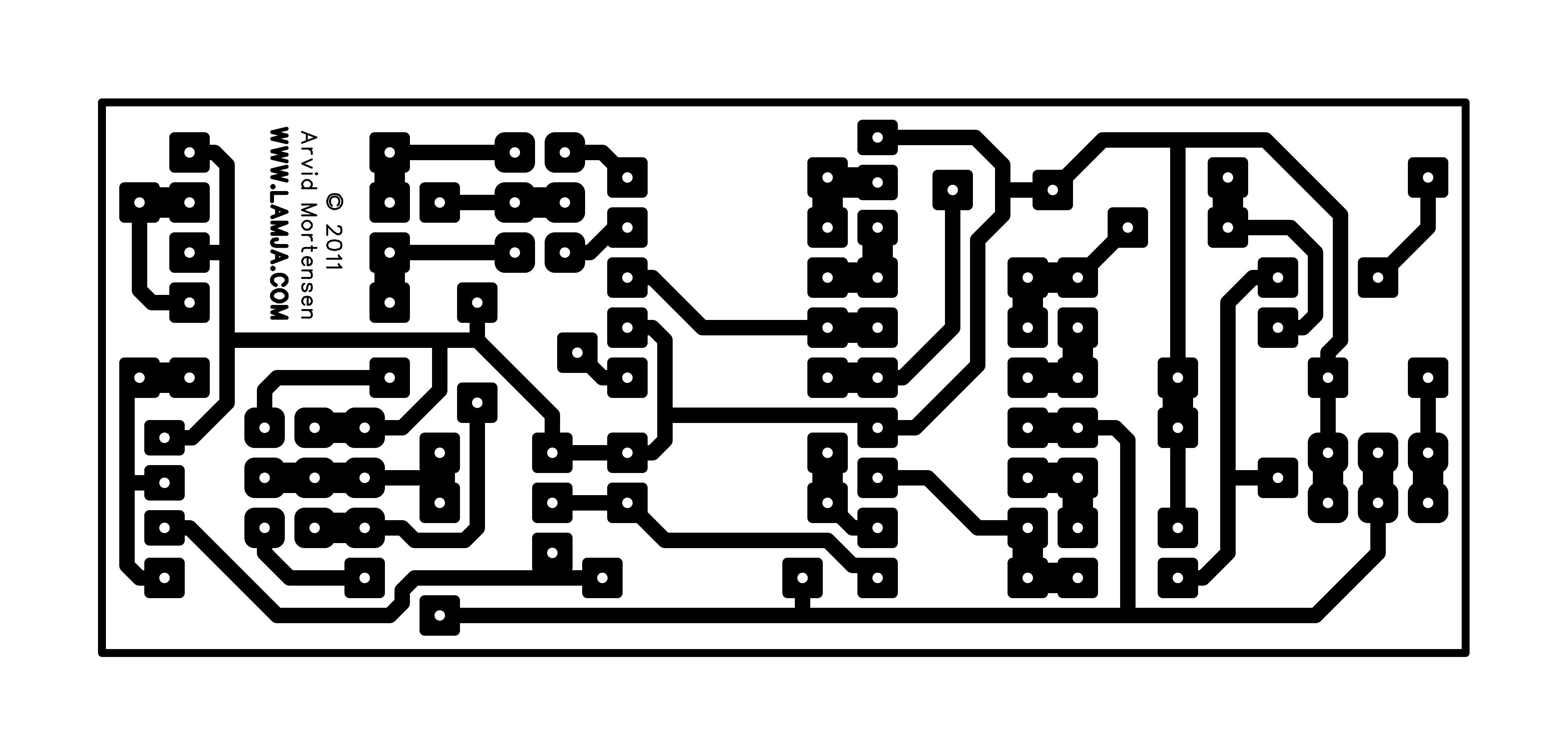 RC car head, tail and brake lights LED control board