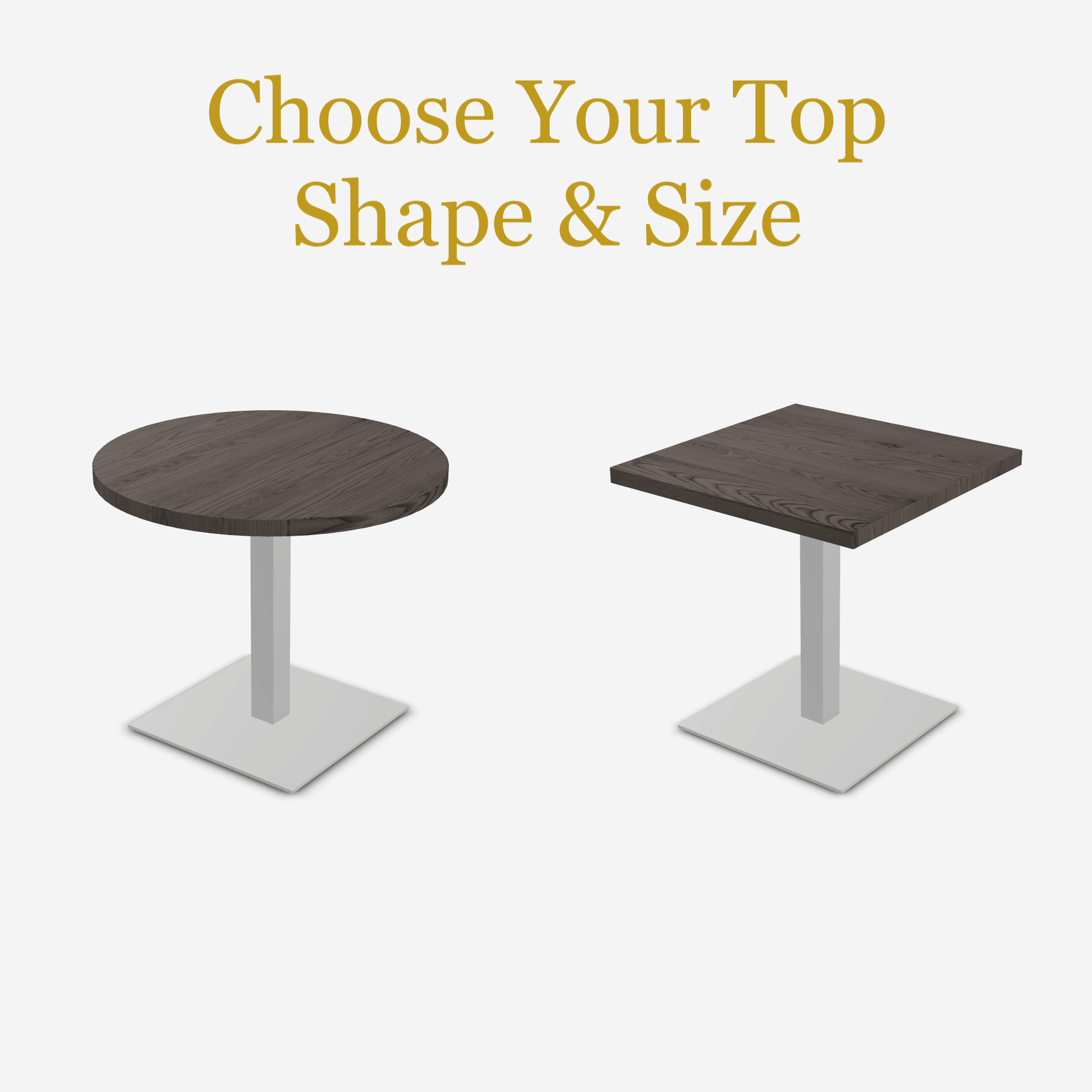 Cafe Table with Square Base Lamon Luther