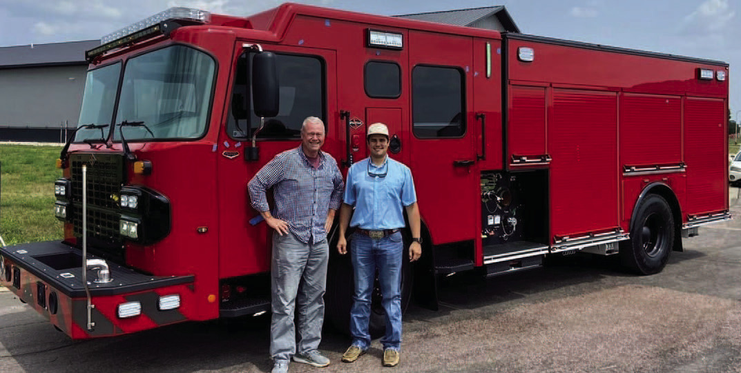 Bringing home a new fire truck Lampasas Dispatch Record