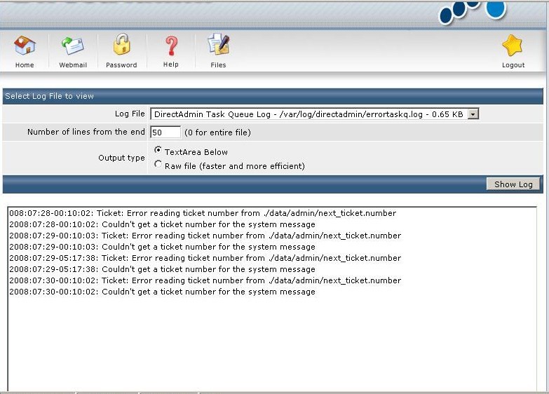 DirectAdmin Message System Stopped Working How to Fix