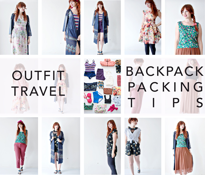 OUTFIT/TRAVEL Backpack Packing Tips