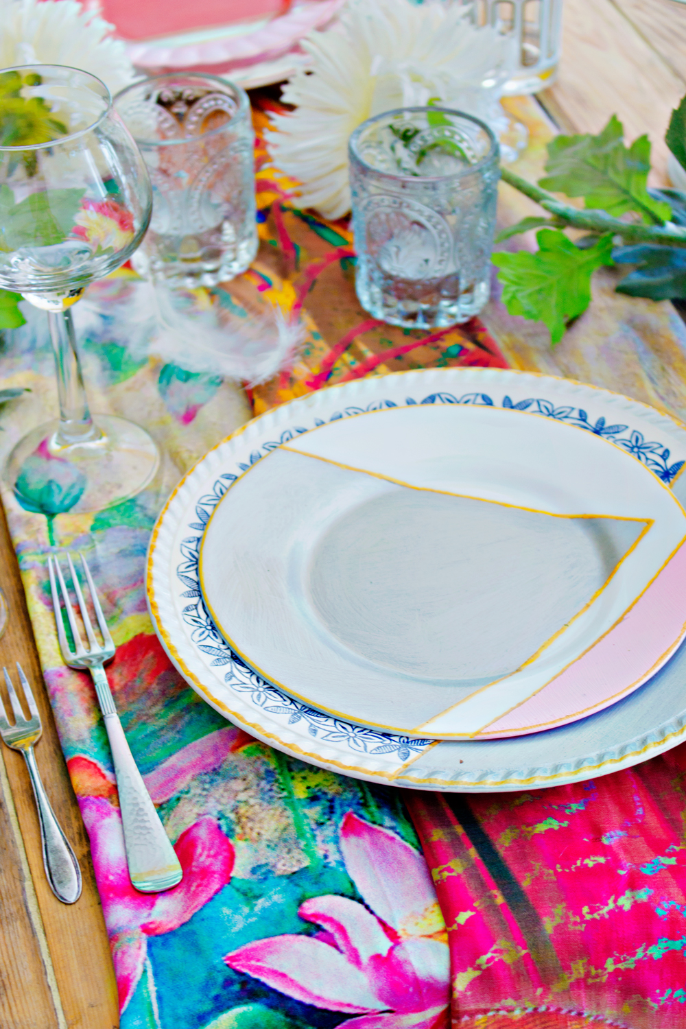 DIY Painted Plates