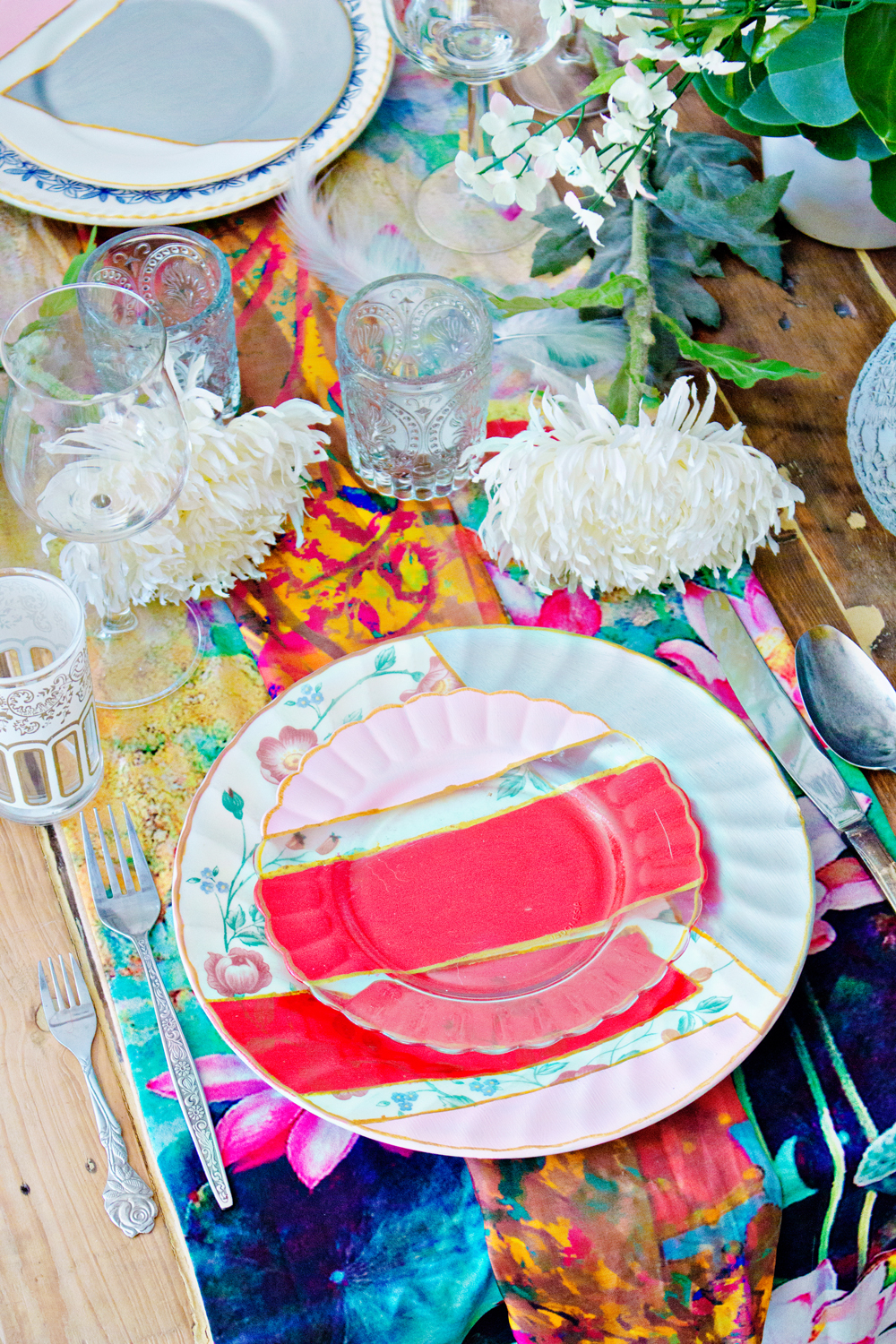 DIY Painted Plates